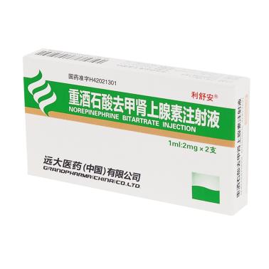 重酒石酸去甲肾上腺素注射液